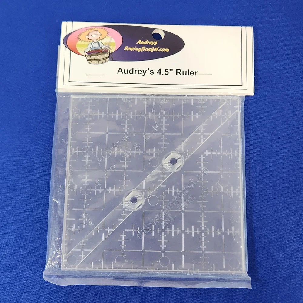 Audreys Sewing Basket No-Wobble Rulers 3pc Set 2.5